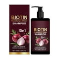 thumbnail image 2 of Onion & Rosemary Shampoo, Infused With Natural Rosemary Tea Tree Oil Anti Hair Loss Shampoo, Onion Biotin and Rosemary Shampoo, Hair Care Moisturize Clean 3 In 1 for All Hair Type 3.38 Fl Oz, 2 of 9