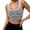 Light Gray, variant on Women's Breathable Wireless Back Athletic Tank Top Stretchy Jogging Yoga Singlet Supportive Activewear Light Gray XS