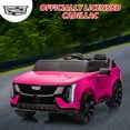 thumbnail image 4 of 2 Seater Kids Ride On Car for Toddlers Battery Powered Ride On Truck with 2.4G Remote Control, Spring Suspension, Music, 4 of 9
