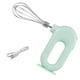 thumbnail image 2 of Batidor de crema de huevo eléctrico, batidor de crema de cocina automático ajustable de mano, batidora de mantequilla, agitador, herramientas Herramientas y accesorios para hornear verde 1 varilla Inteprter HA007445-03B, 2 of 6