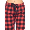 thumbnail image 5 of Ashford & Brooks Women’s Pajama Set | Cotton Knit Top & Flannel Pants Sleepwear PJs, 5 of 5
