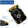 thumbnail image 4 of Pixel Dog Soft Comfortable Furry Printed 12.5x8.2 Inch Car Armrest Cover Accessory, 4 of 6