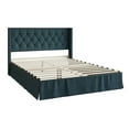 thumbnail image 5 of Home Design Billy Tufted Upholstered Platform Bed Denim Blue - King, 5 of 5