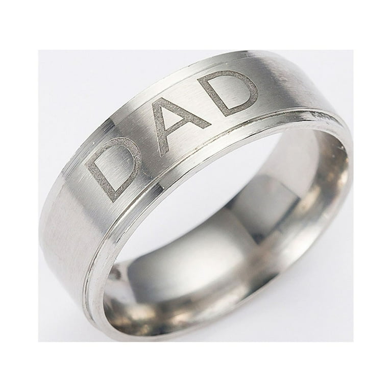 Deals of The Day Clearance! Fashion Letter Ring for Men, Titanium