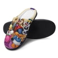 thumbnail image 4 of Mens Cozy Slippers Looney Tunes Cartoons Warm Soft Plush Slipper Slip-on House Shoes for Home Indoor Outdoor, 4 of 7
