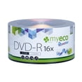 thumbnail image 2 of 100 Pack MyEco DVD-R 16X 4.7GB/120Min Silver Logo Top Write Once Blank Media Record Disc, 2 of 3