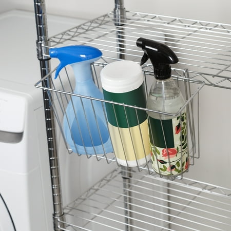 

Honey-Can-Do Steel Wire Storage Basket for Storage Shelves Chrome