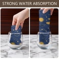 thumbnail image 4 of 2 Pcs Funny Kitchen Towels,Blue Sun Moon Cloud Star Pattern Microfiber Dish Towels,Kitchen Tea Towels,Kitchen Towel Set (18" X 26"), 4 of 7