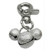 Lobster Claw Bell Charm Silver .