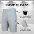 thumbnail image 4 of 3-Pack Men's 6 Pocket All Motion Stretch Utility Golf Shorts (32-42), 4 of 7