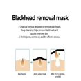 Blackhead Remover Mask, 60ML Purifying Peel Off Mask Remover Mask