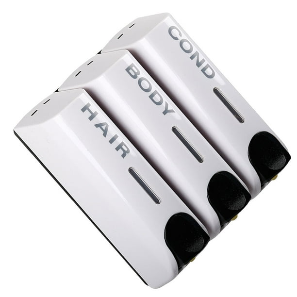 Wall Mounted Shower Gel Dispenser Plastic Hotel Bathroom Toilet Bath Body Organization Press