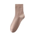thumbnail image 5 of Calcetines de tubo para mujer, calcetines sencillos de color sólido, suaves y transpirables, calcetines de algodón de otoño e invierno, calcetines de mujer sin hueso de color sólido, 5 of 5