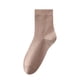 thumbnail image 5 of Calcetines de tubo para mujer, calcetines sencillos de color sólido, suaves y transpirables, calcetines de algodón de otoño e invierno, calcetines de mujer sin hueso de color sólido, 5 of 5