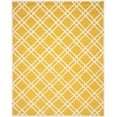 thumbnail image 2 of SAFAVIEH Cambridge Judy Geometric Wool Area Rug, Gold/Ivory, 9' x 12', 2 of 7