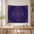 thumbnail image 5 of Moon Phase Mandala with Smoke Bowls, Mystical Boho Style for Celestial Art Lovers, Spiritual Wall Art, Housewarming Gift, Tapestry Wall Hanging for Bedroom and Dorm, 5 of 7
