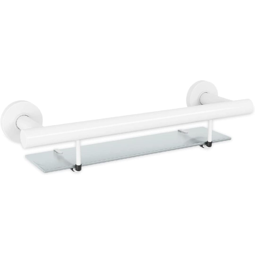  Grab Bar with Shelf for Bathtub, Shower, and Toilet 304 Stainless