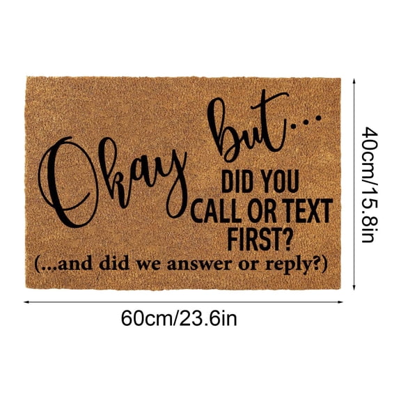 YIKA Funny Christmas Front Door Mat Letter Print Door Mats For Bedroom Living Room Welcome Doormat Christmas Decorations Indoor Outdoor Funny Xmas Kitchen Christmas Snowflake Elk Carpet Mat D