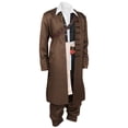 thumbnail image 5 of Disfraz de Cosplay de la película Piratas del Caribe, Capitán Jack Sparrow, conjunto completo de traje COS, ropa de actuación para fiesta de Halloween para hombres, 5 of 5