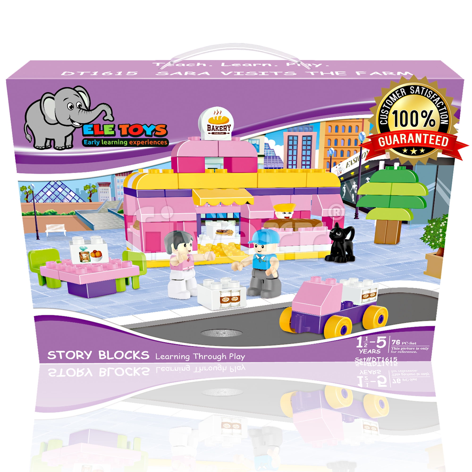 NEW from ELE TOYS Interlocking Building Bricks STORY BLOCKS