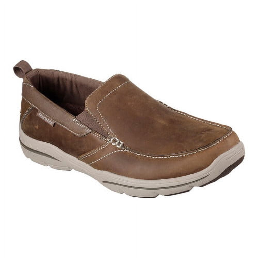 Skechers Brown Men\'s Loafers slip  wider extra wide  fit like new only wore once Amazon.com | Skechers Men main image 4