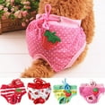 thumbnail image 2 of opvise Female Pet Dog Puppy Diaper Pants Physiological Sanitary Short Panty Nappy Underwear, 2 of 7