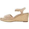 thumbnail image 3 of Women's Vionic Ariel Wedge Sandal Nude Suede 7 W, 3 of 4