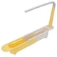 thumbnail image 5 of Estante telescópico para fregadero de cocina, longitud ajustable, gran capacidad, extensible, PP, organizador para fregadero de cocina, amarillo, 5 of 14