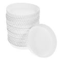 thumbnail image 1 of Copa desechable de 100 piezas cubre tapas de papel tapas para la taza caliente, 1 of 5