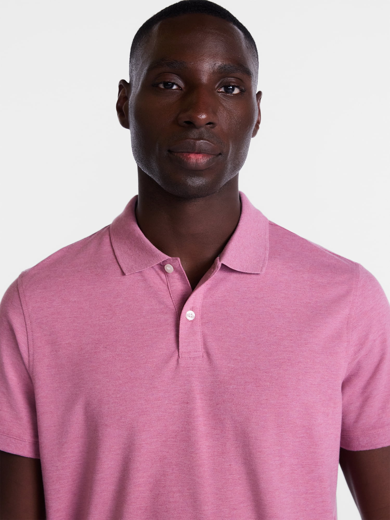 George Men's and Big Men's Classic Fit Pique Polo with Short Sleeves, Sizes XS-3XL, LT-4XLT, 2XB-6XB