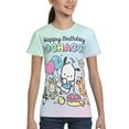 thumbnail image 4 of Sanrio Pochacco Kids T-Shirt 3d Printed Graphic T-Shirts Boys And Girls Short Sleeve Shirts For Youth Kids X-Small, 4 of 6