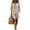 Khaki, variant on Short Sets for Women - Short Sleeve Shirts & Wide Leg Shorts Loose fit Casual 2 piece Cotton Linen Sets Outfits(No Bag)