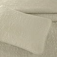 thumbnail image 4 of Chezmoi Collection Luca 3-Piece Oversized Bedspread Set, Queen Size, Beige, Summer Quilt Lightweight Microfiber Bedspread 100 x 106, Floral Medallion Pattern Coverlet for All Season, 4 of 9