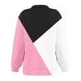 thumbnail image 4 of gakvbuo Plus Size Half Zip Pullover Sweaters For Women Oversized Half Zip Pullover Lapel Neck Long Sleeve Sweatshirt Quarter Zip Hoodie Sweater Teen Girls Fall Fashion Outfits Y2K Clothes, 4 of 4