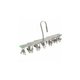 thumbnail image 4 of Stainless steel clothes drying rack with 35 clothespins for socks, shorts, underwear, baby clothes, 4 of 4