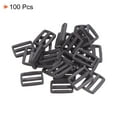 thumbnail image 3 of Unique Bargains Gray Tri-Glide Slide Buckles Webbing Strap Fastener (100 Pack), 3 of 5