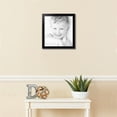 thumbnail image 3 of ArtToFrames 15" x 16" Satin Black Bull Nose Picture Frame, 15x16 inch Black Wood Poster Frame (WOM-1417), 3 of 7