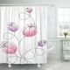 thumbnail image 1 of ABPHQTO Cortina de ducha de primavera retro con diseño de flor de fantasía abstracta rosada hermosa belleza floreciente hoja floral cortina de baño 165x180 cm ABPHQTO PKNMT66x72Shower-12733, 1 of 2