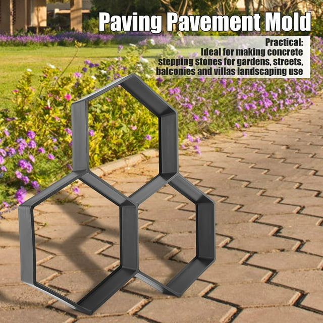 Concrete Mould,Paving Pavement Concrete Mould Garden Lawn Mold Stepping Stone Mold Advanced Technology
