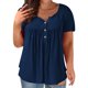 thumbnail image 3 of Camisas para mujer,Blusa de lentejuelas para mujer, manga corta, cuello en V, camisa de poliéster con brillo, ropa informal para fiestas, sopatenor, 3 of 9