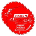 thumbnail image 1 of Hojas de sierra circular Diablo Tracking Point, 7-1/4 pulgadas, 24 toneladas, 2 unidades, 1 of 3