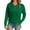 Dark Green, variant on QHFBli Womens Sweatshirts Hoodies Casual Loose Long Sleeve V Neck Button Down Shirts Tops Pullover Fall Clothes Outfits