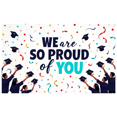 thumbnail image 3 of Graduation Banner We Are So Proud of You Backdrop for Party Decorations Academic Celebration Background Perfect for Graduation Events and Photography Props, 3 of 4