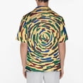 thumbnail image 4 of Yiaimeir Men's Casual T-Shirt Short-Sleeved V-Neck Printed Front Pocket Top, 4 of 5