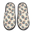 thumbnail image 1 of Balery 70s Disco Ball Pantuflas de Casa de Felpa Silenciosas con Diseño Estampado, Zapatillas Cómodas Antideslizantes de Algodón para Interior-Large, 1 of 8