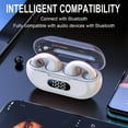 thumbnail image 3 of Open Ear Headphones Bluetooth Ear buds 80Hrs Playtime Wireless Earbuds with Earhooks IPX7 Waterproof Touch Control Air Conduction Sport Headsets Bluetooth 5.3 Earphones for Workout Running(White), 3 of 7