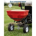 thumbnail image 5 of Memoryfield 125lb Tow Broadcast Spreader, Auto-Stop Dual Impeller, 30 Settings, for ATV/UTV Mower Fert/Seed, Red, 5 of 8