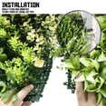 thumbnail image 4 of 20"x20" inch Sunshades Depot Artificial #13 3D Mixed Panel Fence Privacy Screen Evergreen Hedge Panels Fake Plant Wall (17pc), 4 of 5
