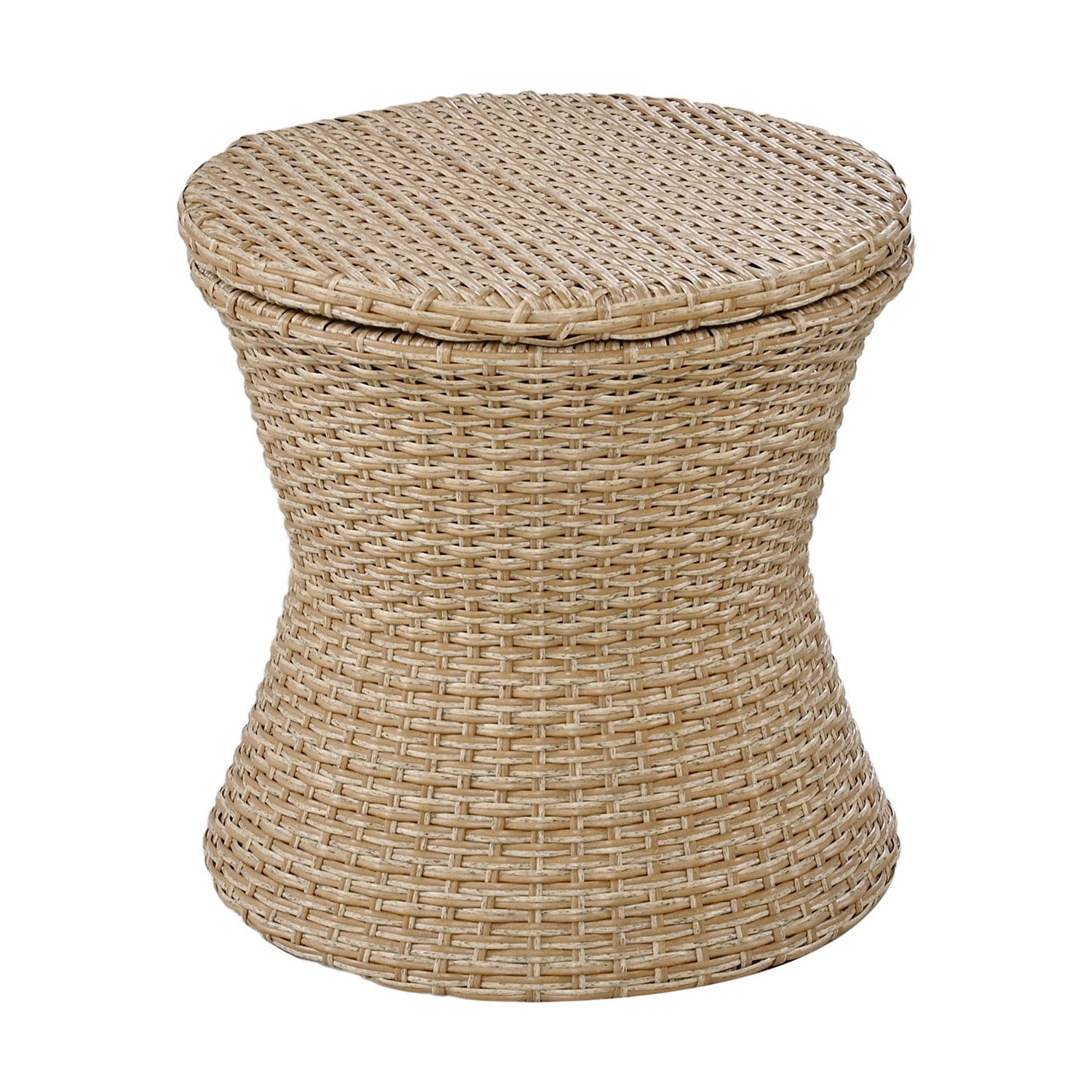 Aimee Lii All Weathe Brown 5 Piece Outdoor Patio Wicker Furniture Set, Rattan Chair and Footstool Conversation Set with Coffee Table, Brown Aimee Lii All Weathe Brown 5 Piece Outdoor Patio Wicker Furniture Set, Rattan Chair and Footstool Conversation Set with Coffee Table, Brown
