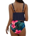 thumbnail image 5 of Swimsuit Sale 9.99 Clearance Women Two Piece Bikini Sets for Women High Waisted Floral Bottoms Swimsuit Full Coverage Padded Bathing Suit Summer Beach Suit, 5 of 5